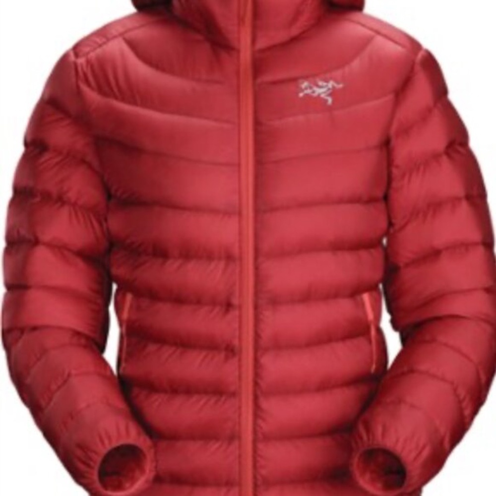Women's Red Arc'teryx Cerium Hoody Jacket XS